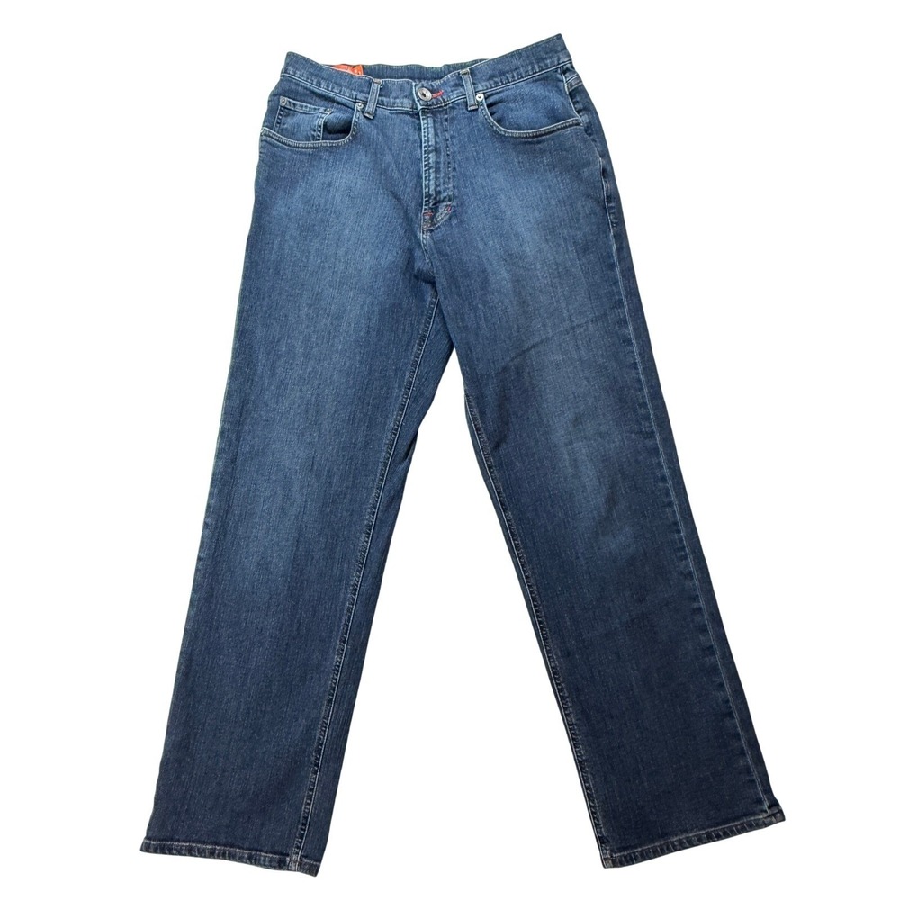 Faconnable Modele F40 Jeans Mens 34 Blue Straight Leg Stretch Denim France